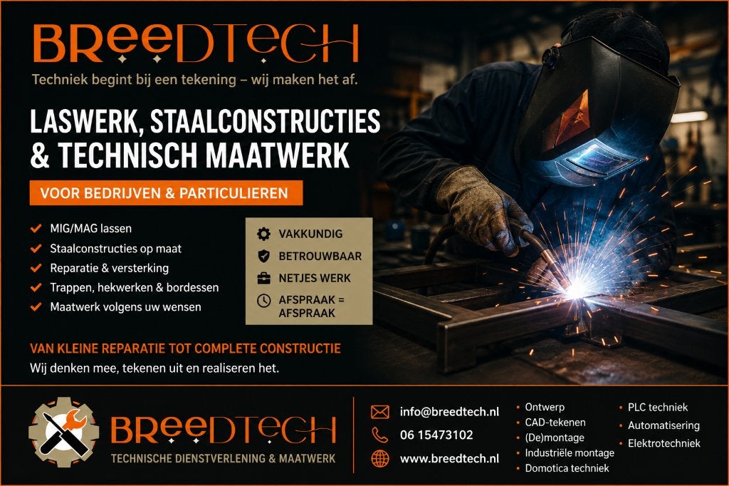 Laswerk, staalconstructies & technisch maatwerk | BreedTech, Boeken, Ophalen