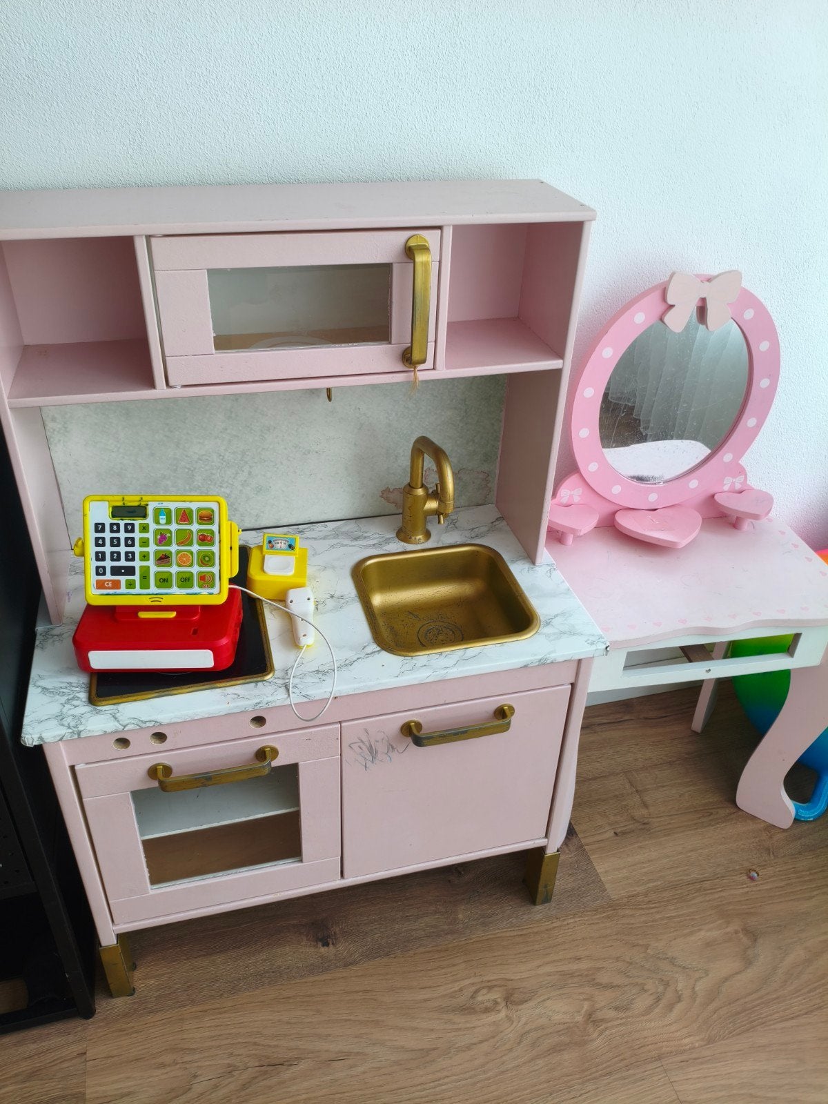 Speelkeuken, make-up tafel en kassa set voor kinderen, Ophalen of Verzenden