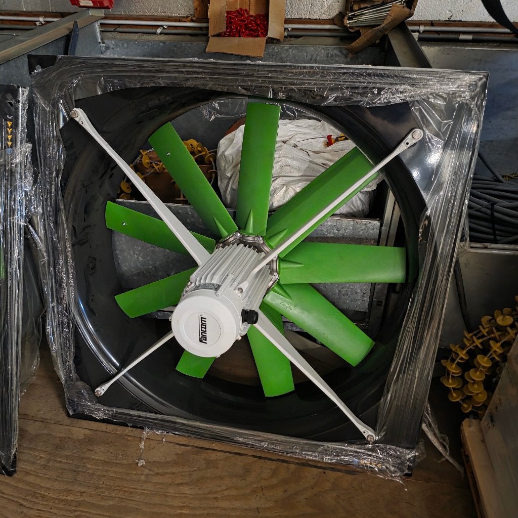 Ventilator Ø92 - 400V Fancom drukventilator kader, Ophalen of Verzenden, Nieuw, Ventilator