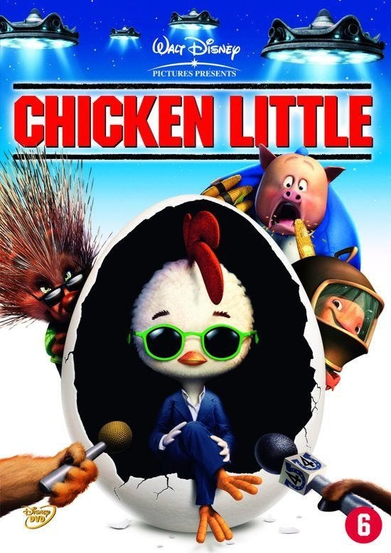 DVD - Chicken little (2005) animatie, Animatie, Amerikaans, Ophalen of Verzenden, Zo goed als nieuw
