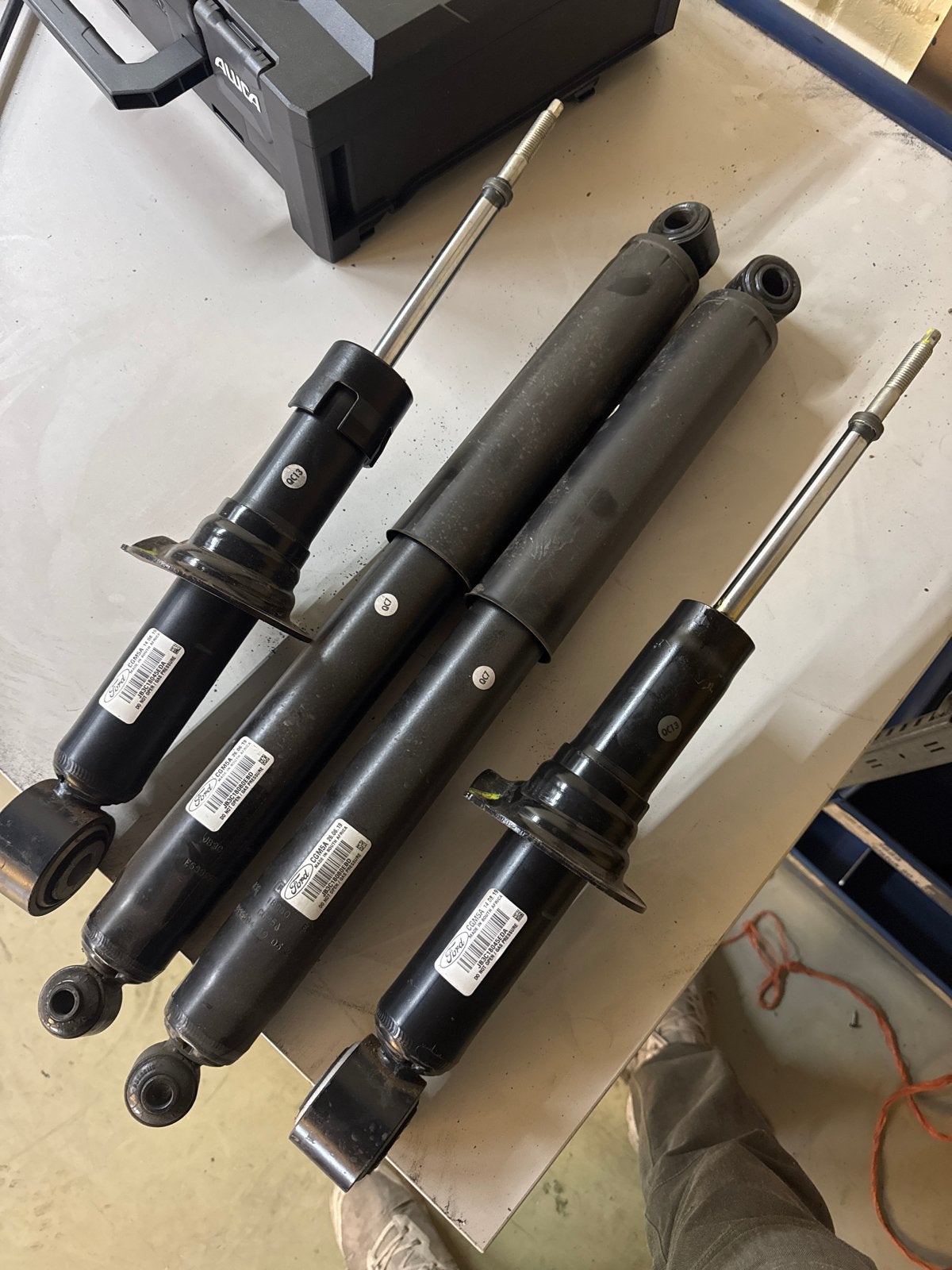 Schokbrekers Ford Ranger Wildtrak 2021 (4 stuks) Nieuw, Ophalen, Nieuw, Ford