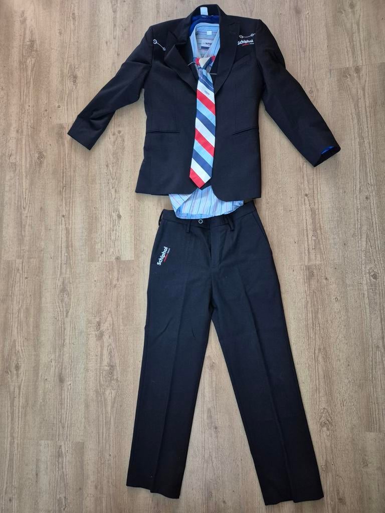 Compleet pak schiphol airport amsterdam, Ophalen of Verzenden, Gedragen, Maat 46 (S) of kleiner, Blauw