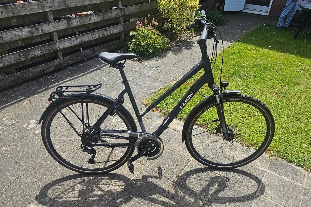 Cube Hybride Touring, 53 tot 56 cm, Versnellingen, Zo goed als nieuw, Schijfrem