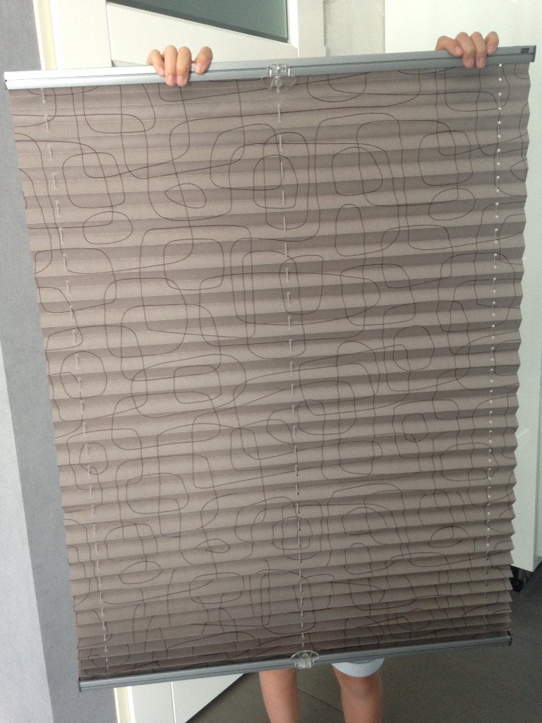 Luxaflex plissé met spandraden en greep bediening (2 maal), 96 cm, Isolerend, Ophalen of Verzenden, Zo goed als nieuw