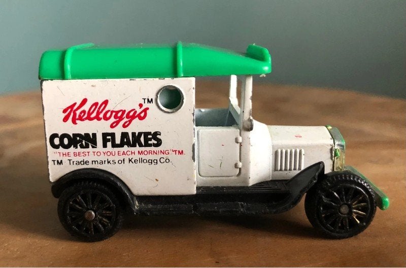 Ford miniatuur auto Kellog's Corn Flakes, Verzamelen, Ophalen of Verzenden, Gebruikt, Auto's
