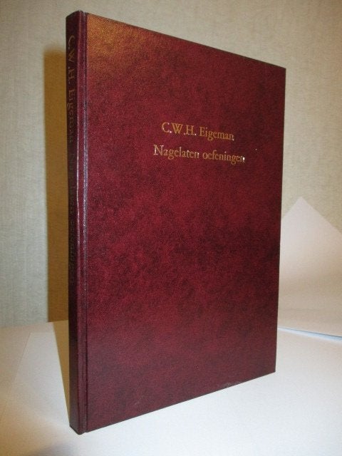 C.W.H. Eigeman: Viertal nagelaten oefeningen over Ruth., Christendom | Protestants, Ophalen of Verzenden, Zo goed als nieuw, C.W.H. Eigeman