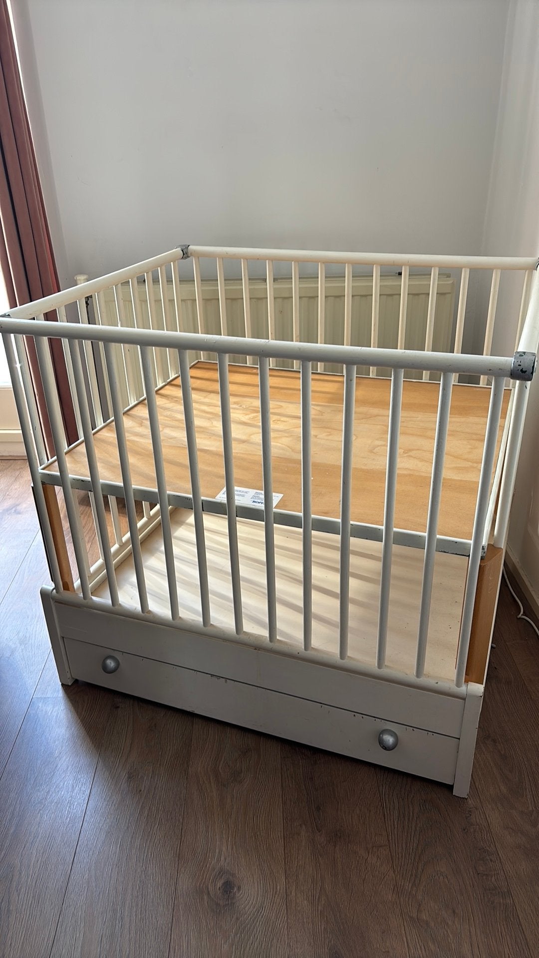 Babybox Bopita, Kinderen en Baby's, Boxen, Ophalen, Gebruikt, Vierkant, In hoogte verstelbaar