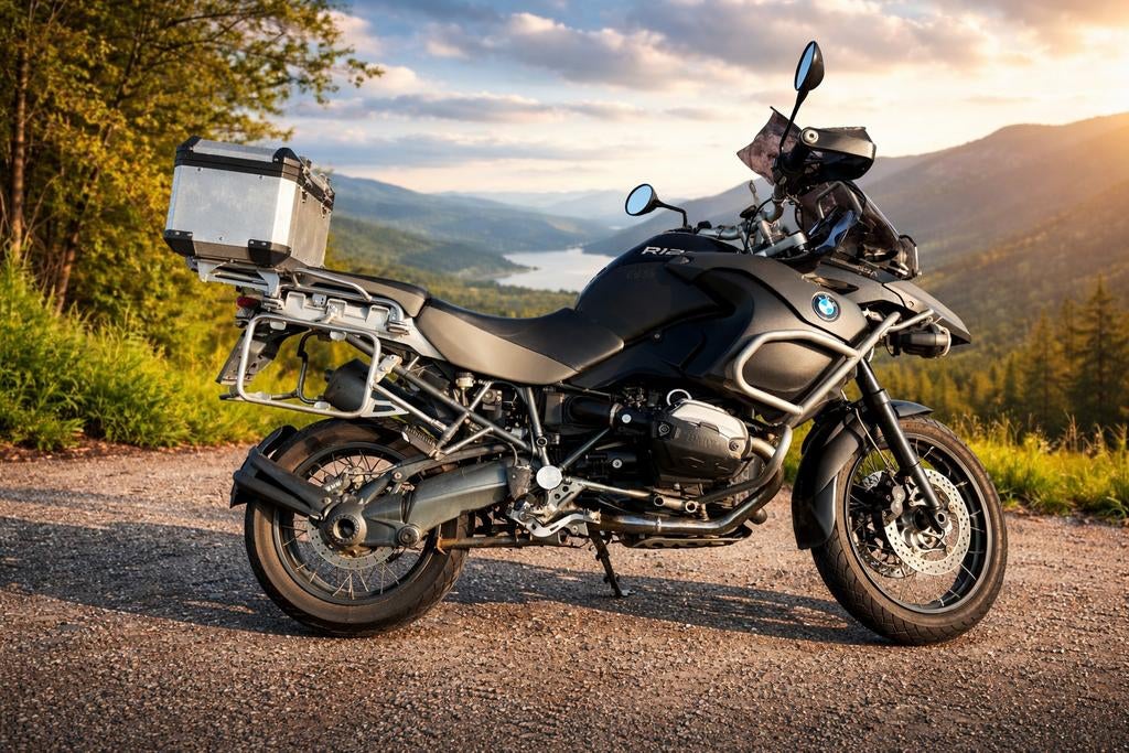 BMW R1200 GS Adventure triple black DOHC (2012), Motoren, Cardan-aandrijving, 2 cilinders, Occasion, Motorrijbewijs A