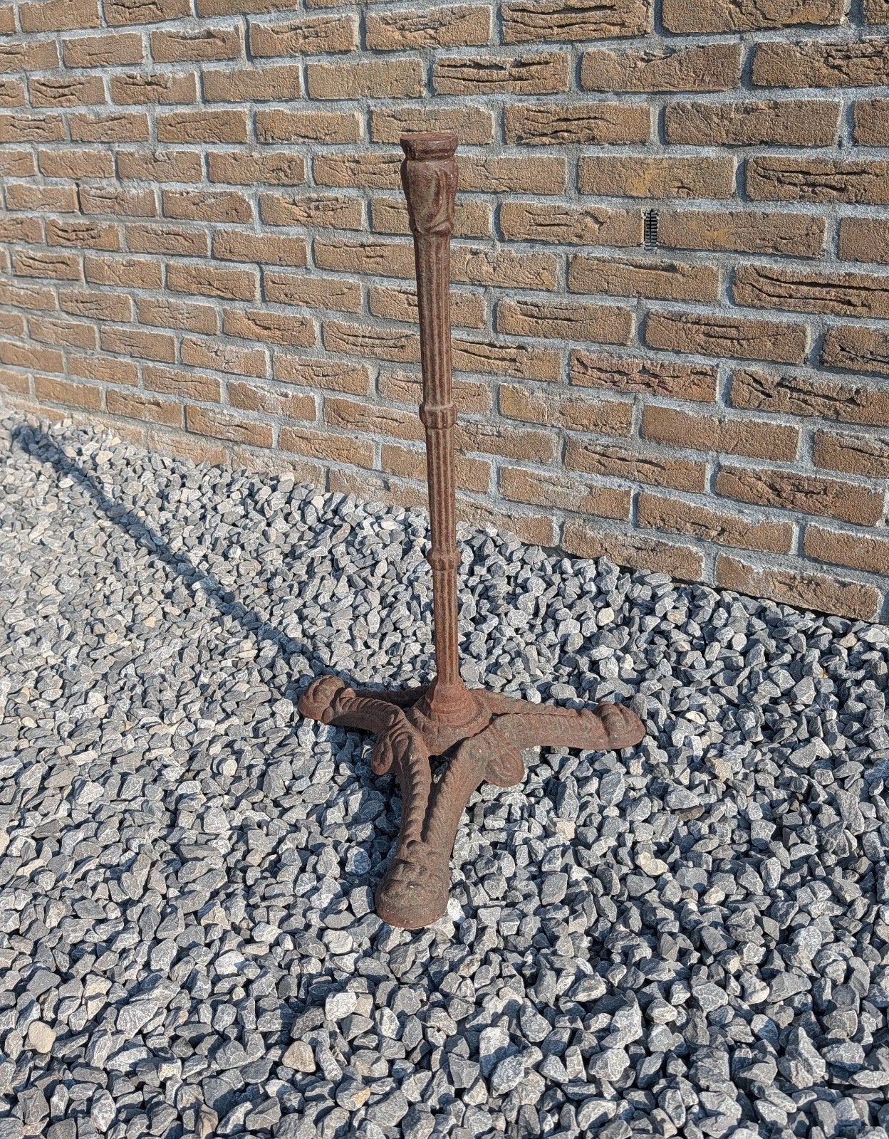 Antieke gietijzeren tafelvoet/bistro onderstel – brocante, Ophalen