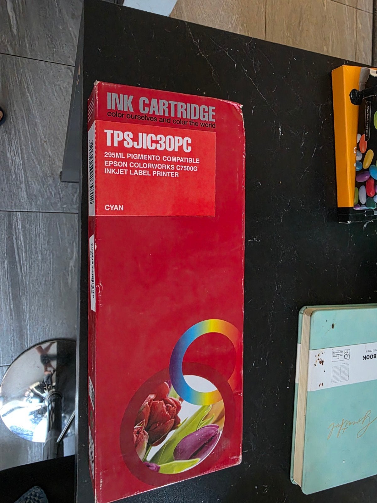 Inktcartridge TPSJIC30PC Cyaan voor Epson ColorWorks C7500G, Epson (compatibel), Printer, Inkjetprinter, Ophalen of Verzenden