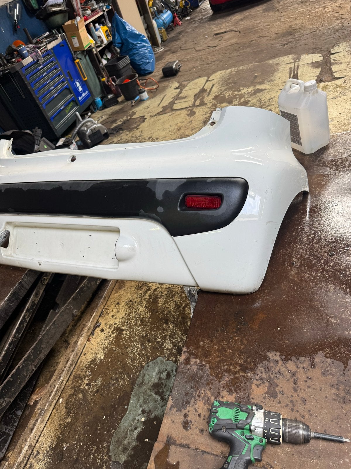Citroen C1 Peugeot 107 Bumper achter KWD 2005-2013, Auto-onderdelen, Gebruikt, Citroën, Ophalen of Verzenden, Achter