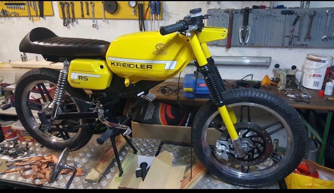Kreidler Florett RS met 80cc LVS membraanmotor, Fietsen en Brommers, Ophalen, Gebruikt