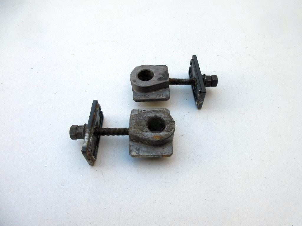 Kawasaki GPZ500 kettingspanners achterbrug ketting spanners, Ophalen of Verzenden, Gebruikt