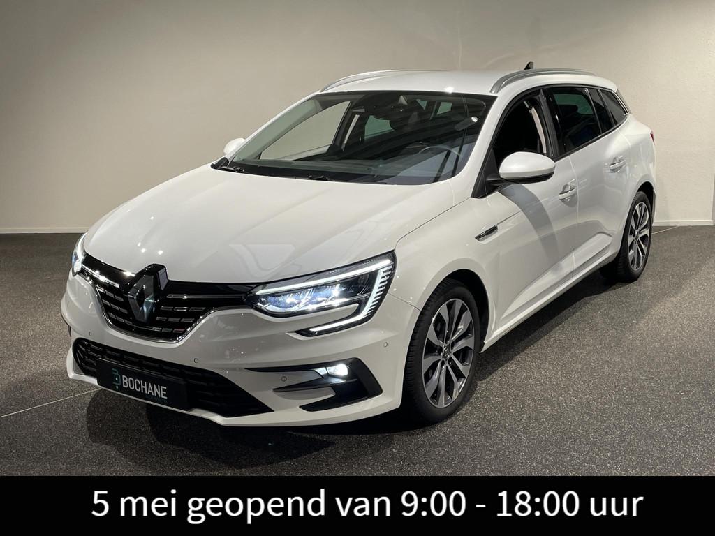 Renault Mégane Estate 1.3 TCe 140 Techno | Automaat | Trekh, Stof, Gebruikt, Met garantie (alle), Wit