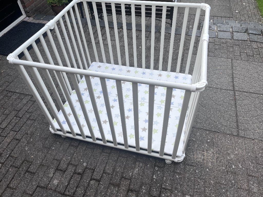 Inklapbare box, Kinderen en Baby's, Boxen, Ophalen, Gebruikt, Rechthoekig, In hoogte verstelbaar