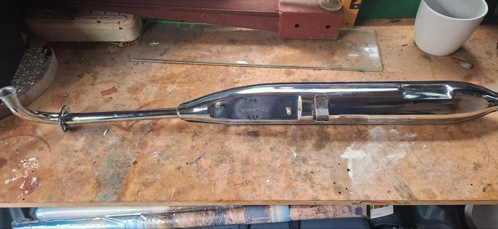 HONDA SS50 C320S C50 SS50 CD50 Luhao brommer uitlaat, Fietsen en Brommers, Brommeronderdelen | Oldtimers, Ophalen, Nieuw, Uitlaat