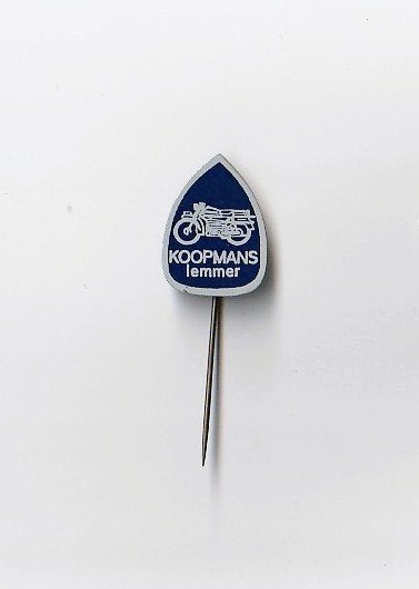 blikken bromfiets speld Koopmans. Lemmer, Ophalen of Verzenden, Gebruikt, Overige onderwerpen, Speldje of Pin
