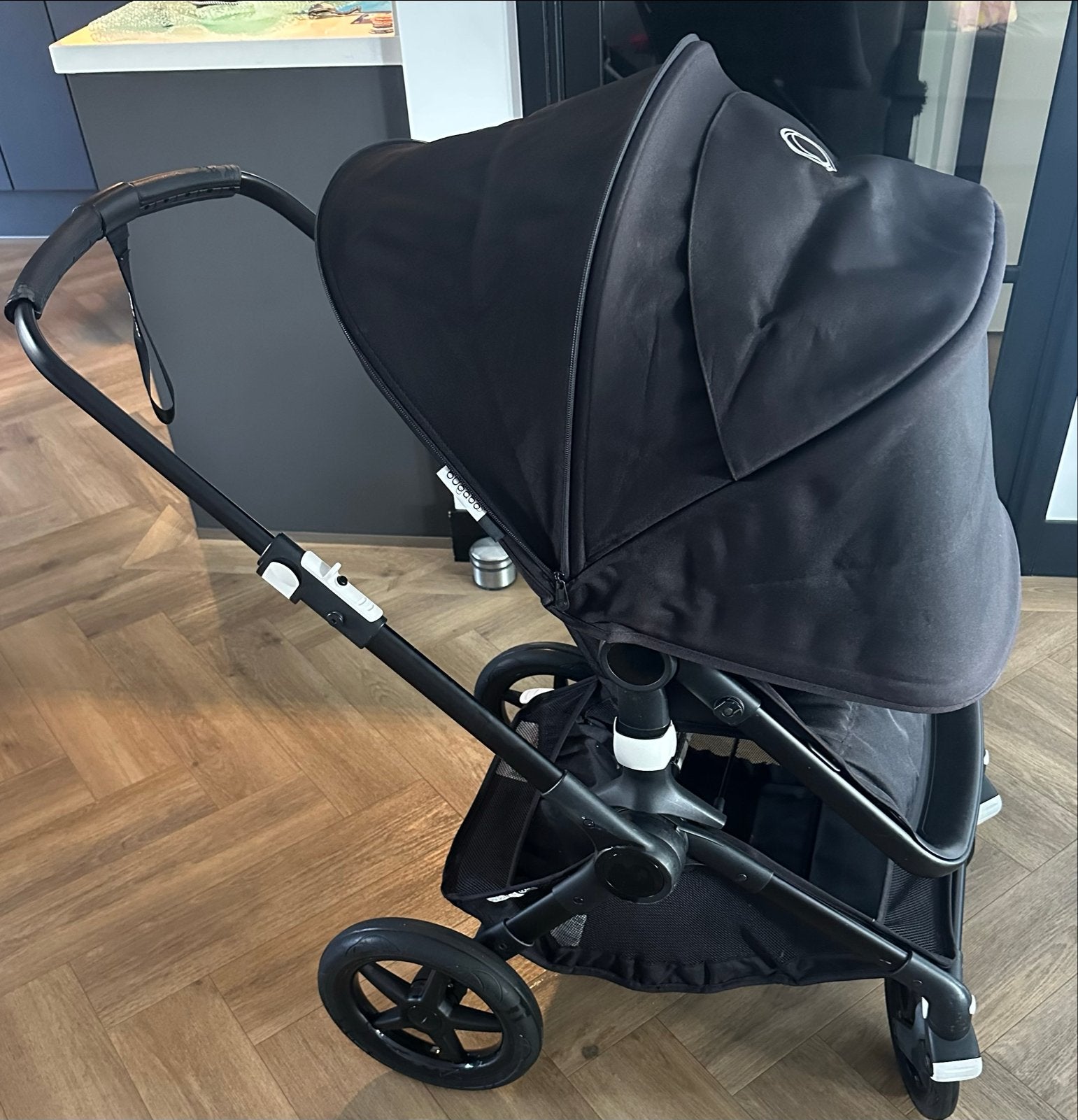 Kinderwagen Bugaboo fox 2 zwart, Kinderen en Baby's, Ophalen, Gebruikt, Bugaboo, Combiwagen