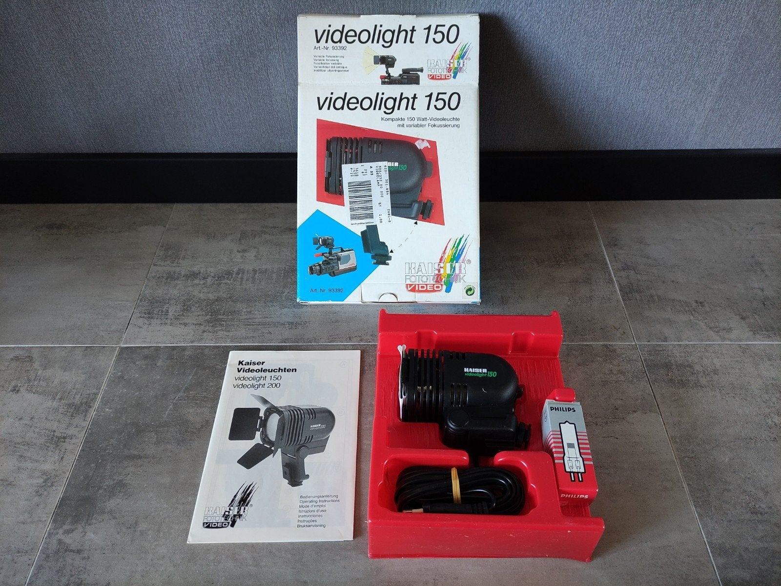 Kaiser videolight 150 nieuw in doos, Ophalen of Verzenden, Refurbished