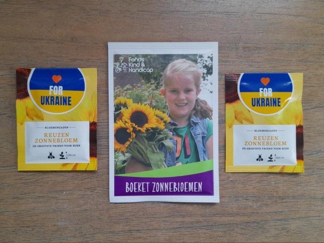 Zonnebloem zaden zaadjes ~ per pakje, Tuin en Terras, Bloembollen en Zaden, Volle zon, Ophalen of Verzenden