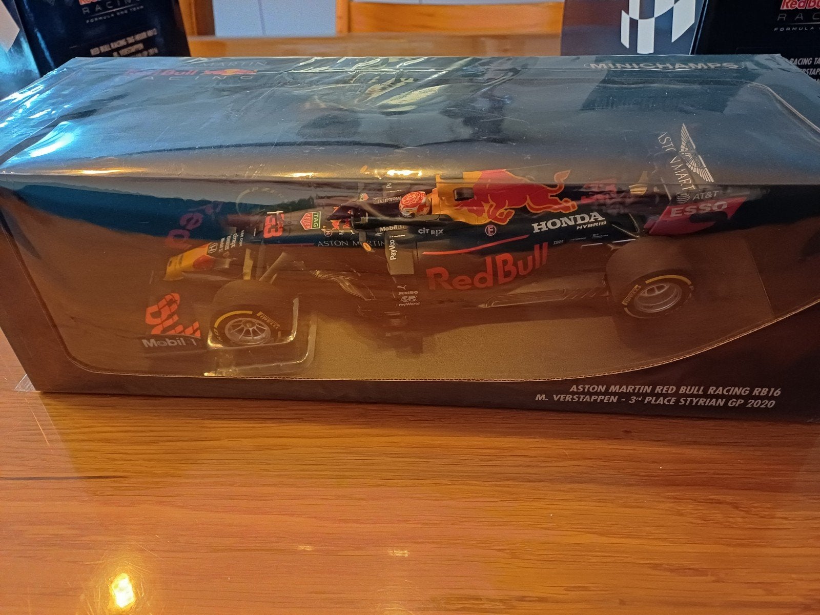 Max Verstappen RB16 schaalmodel 1:18 Styrian GP 2020, Hobby en Vrije tijd, Modelauto's | 1:18, Nieuw, Auto, MiniChamps, Ophalen of Verzenden