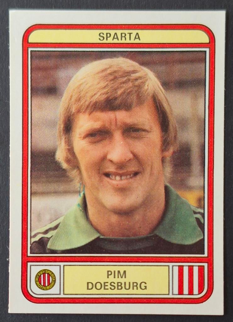 Panini sticker Pim Doesburg - Sparta, 1979/1980, Ophalen of Verzenden, Zo goed als nieuw