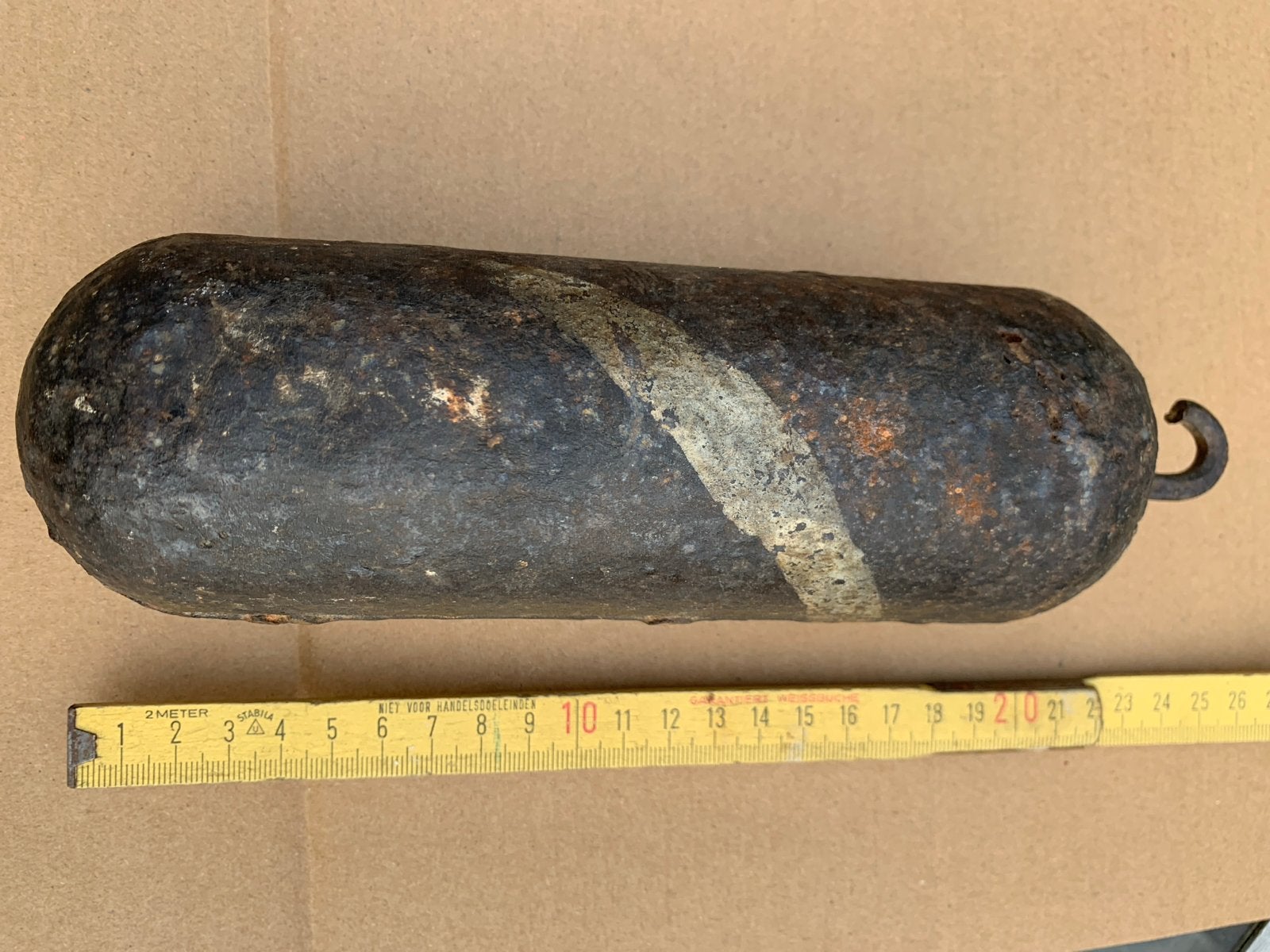 Antiek klokgewicht - 4,6 kg, Ophalen of Verzenden