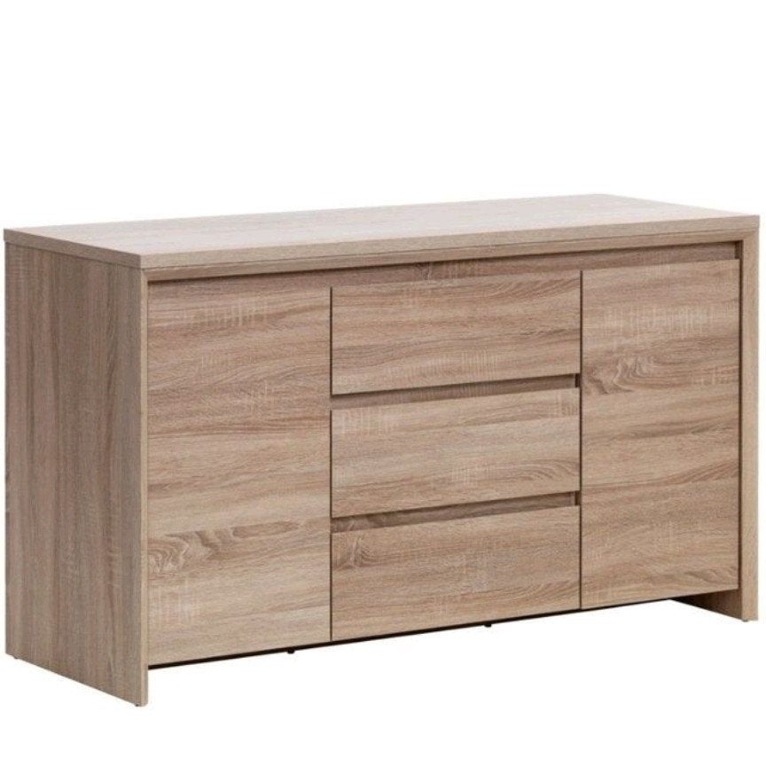 JYSK Hallund Dressoir - Goede staat, Ophalen, 100 tot 150 cm, Met lade(s), Zo goed als nieuw