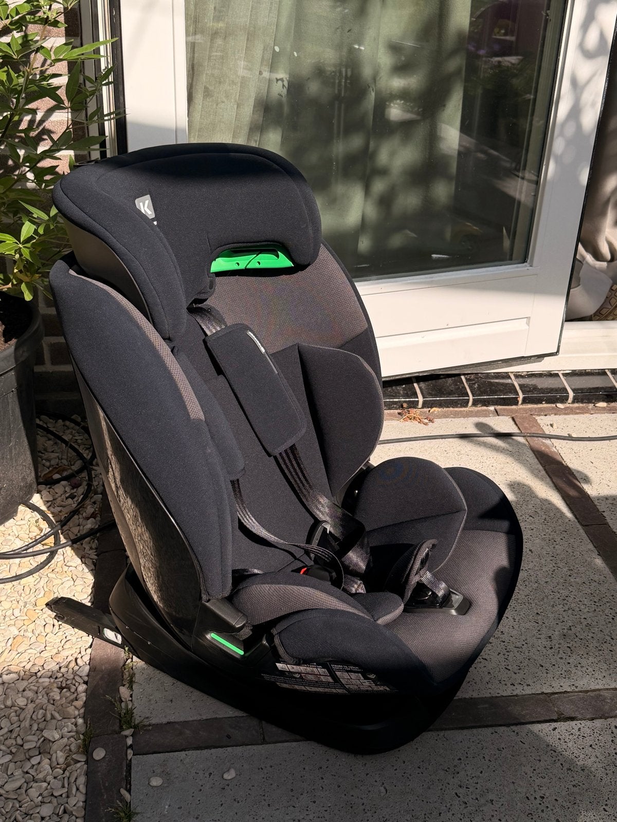Kidsriver Sigma S Zwart autostoel i-Size Isofix, Nieuw, Zijbescherming, 9 t/m 36 kg, Isofix