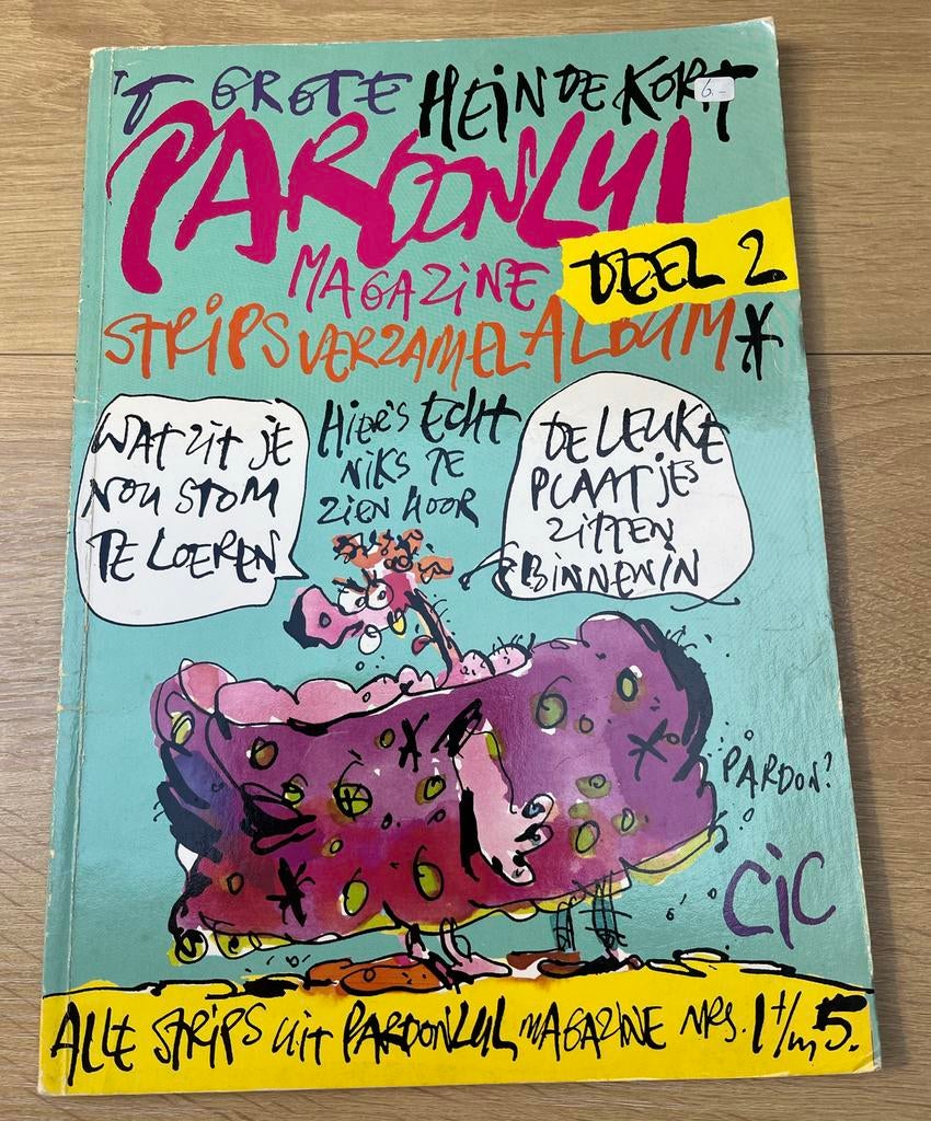 Hein de Kort - Pardonlul Magazine Deel 2, Eén stripboek, Ophalen of Verzenden, Gelezen