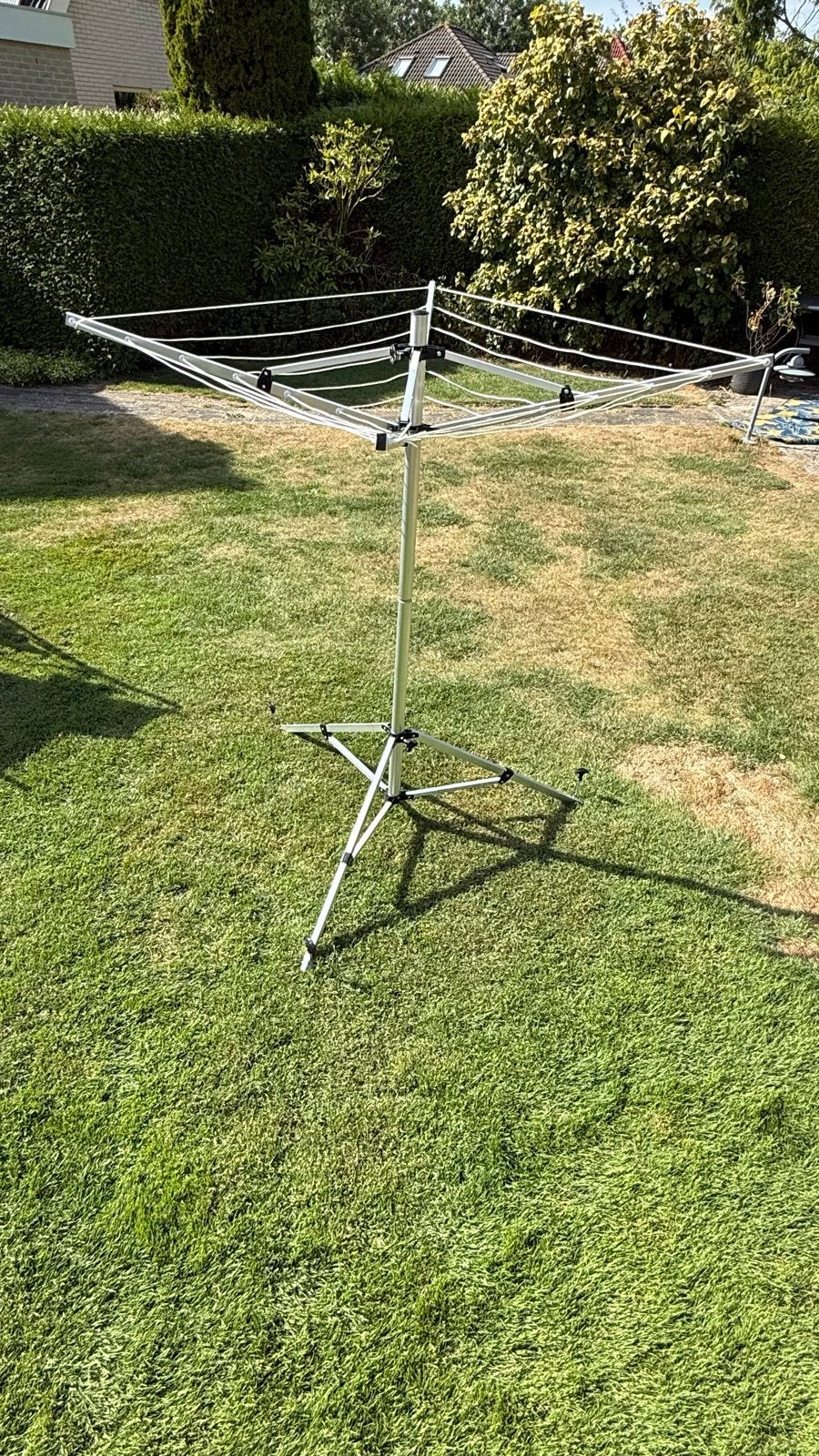 Droogmolen met standaard - Ideaal voor camping/tuin, Ophalen, Zo goed als nieuw, Droogmolen