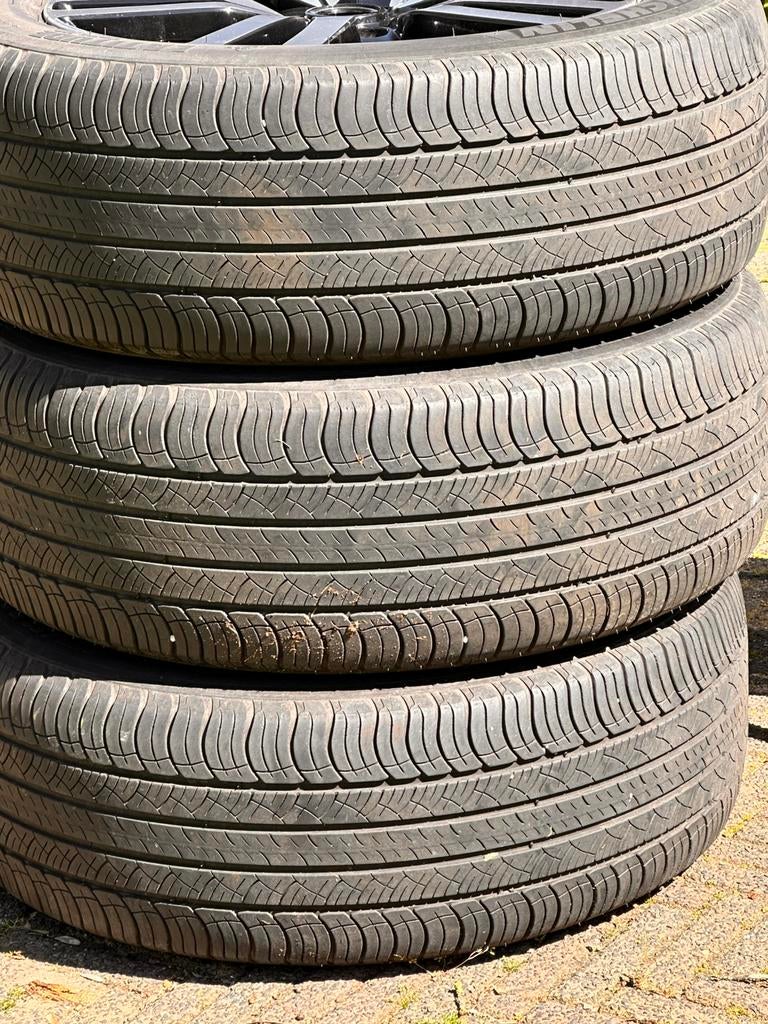 4x banden michellin 255 55 20  lattutude tour hp landrover, Ophalen, Gebruikt