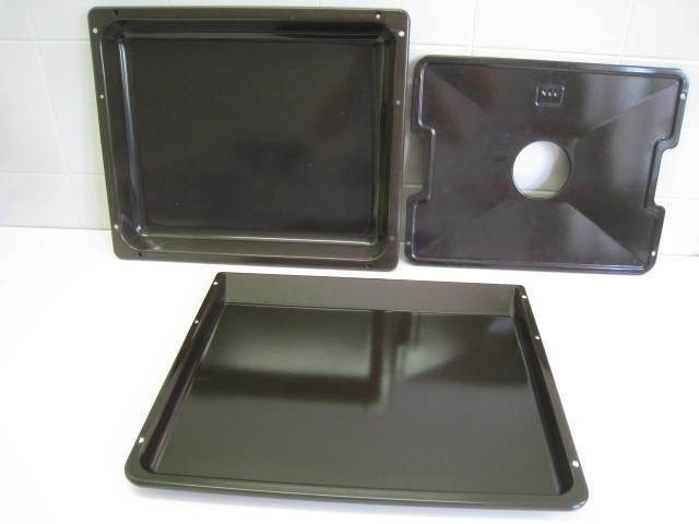 2x bakplaat voor Miele ovens H 814, H 818, H 868/C, Ophalen, 60 cm of meer, Oven met grill
