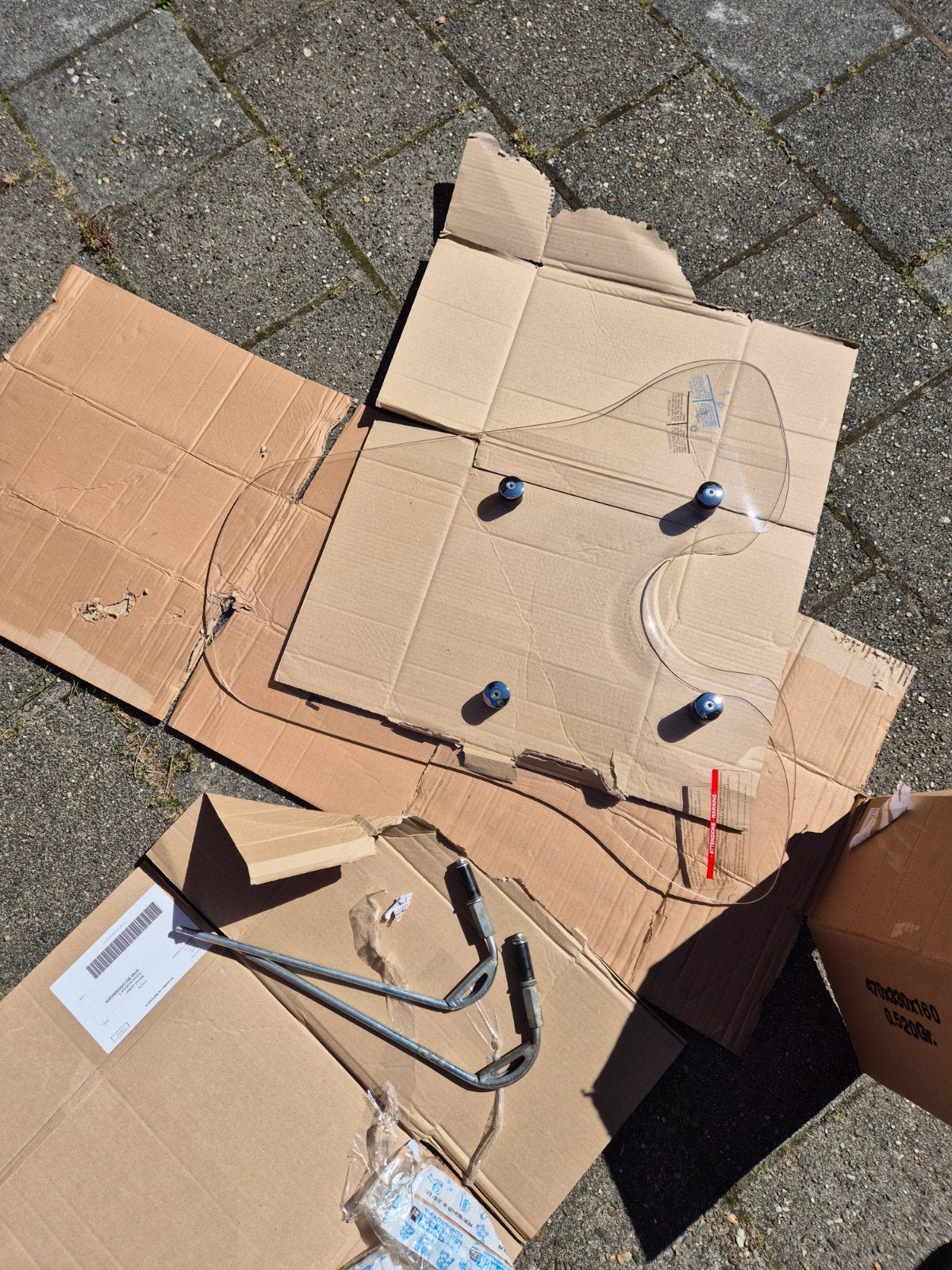 Windscherm Piaggio Lx 50, Ophalen, Zo goed als nieuw, Overige typen, Piaggio