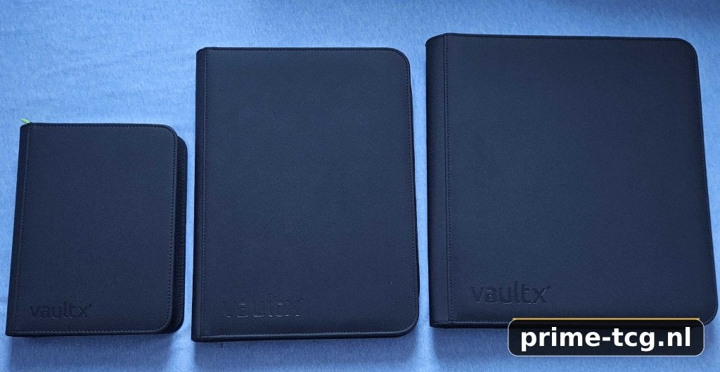 Vault X Zwart Binder Set – 4-Pocket/ 9-Pocket / 12-Pocket XL, Ophalen, Zo goed als nieuw, Sleeves of Kaarthoesjes, Foil