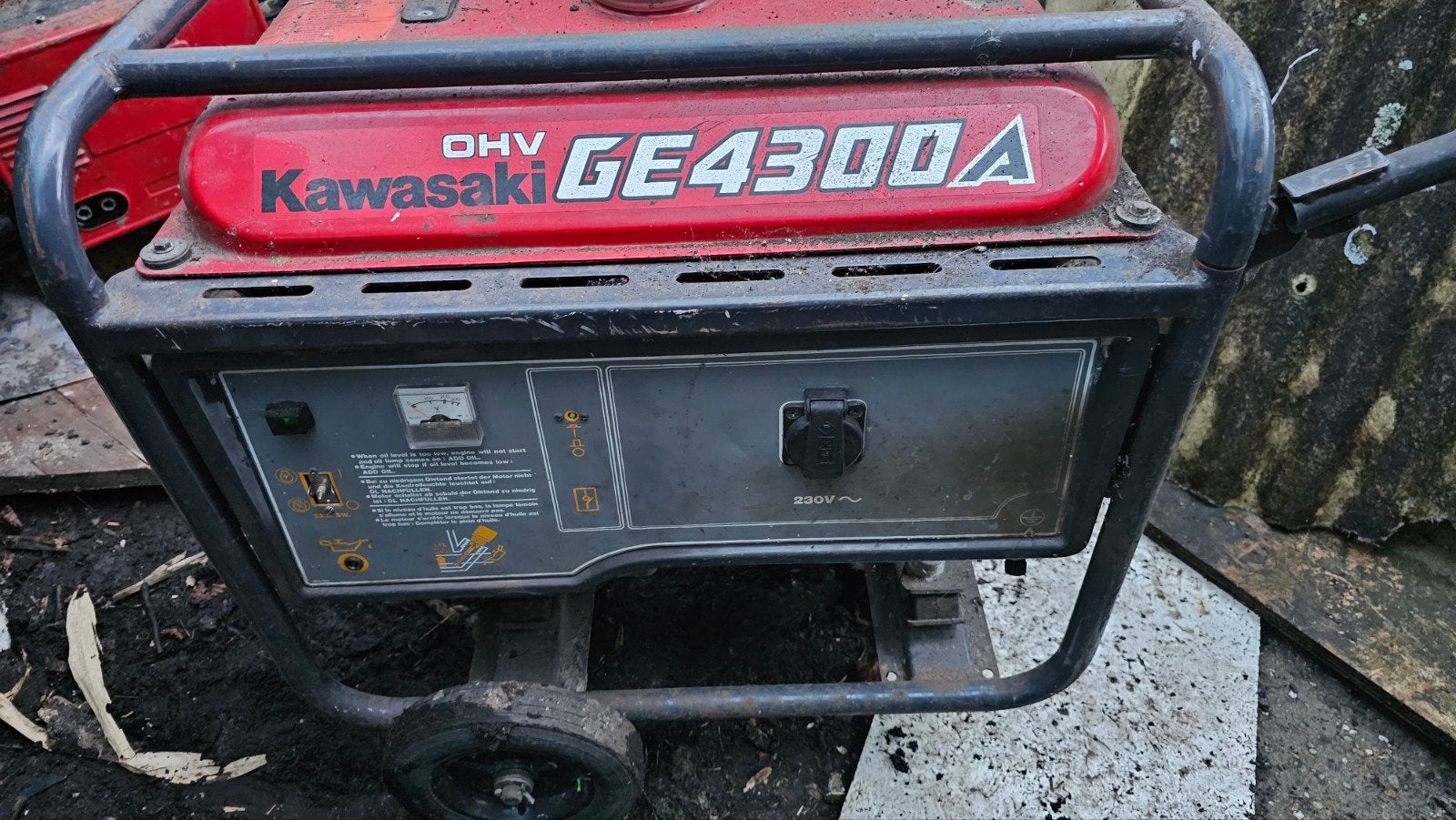 Kawasaki GE4300A B&S motor Grn., Ophalen