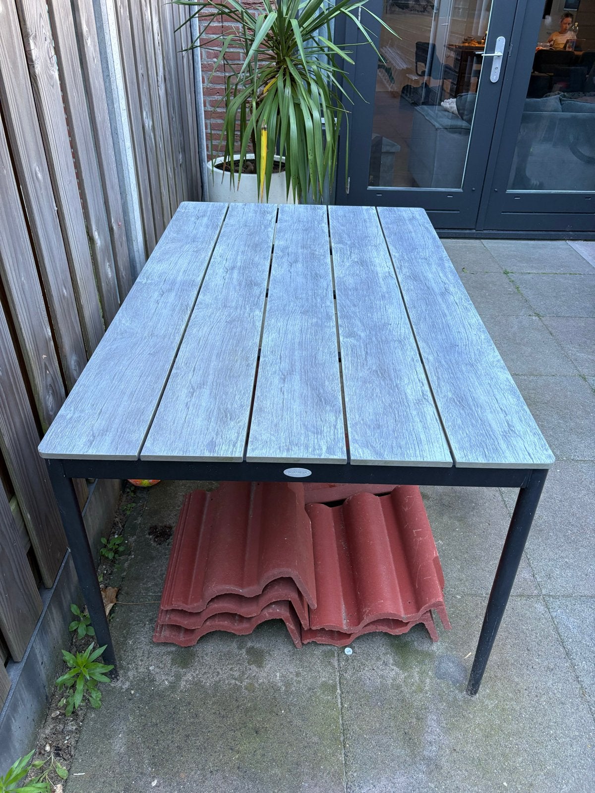 Jutlandia Tuintafel, Tuin en Terras, Ophalen, Gebruikt, Rechthoekig, Aluminium