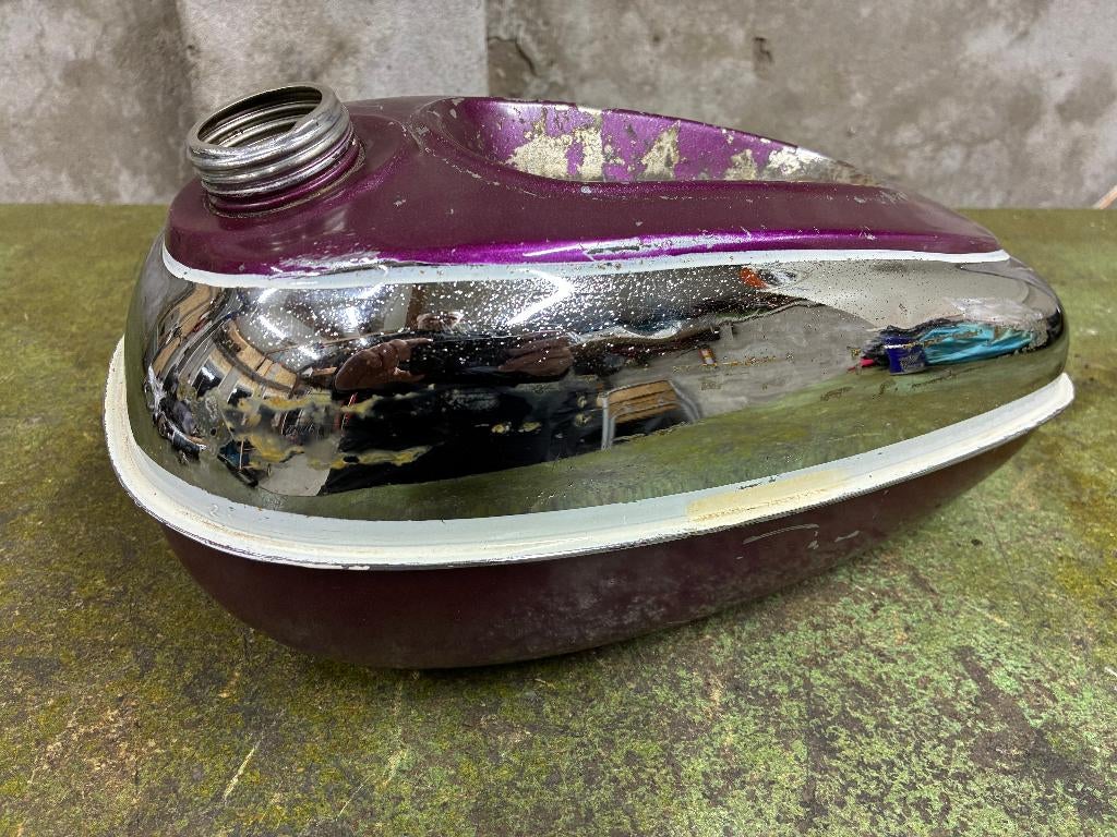 Puch MV50 tank magenta / chroom, Ophalen of Verzenden, Gebruikt, Tank, Puch