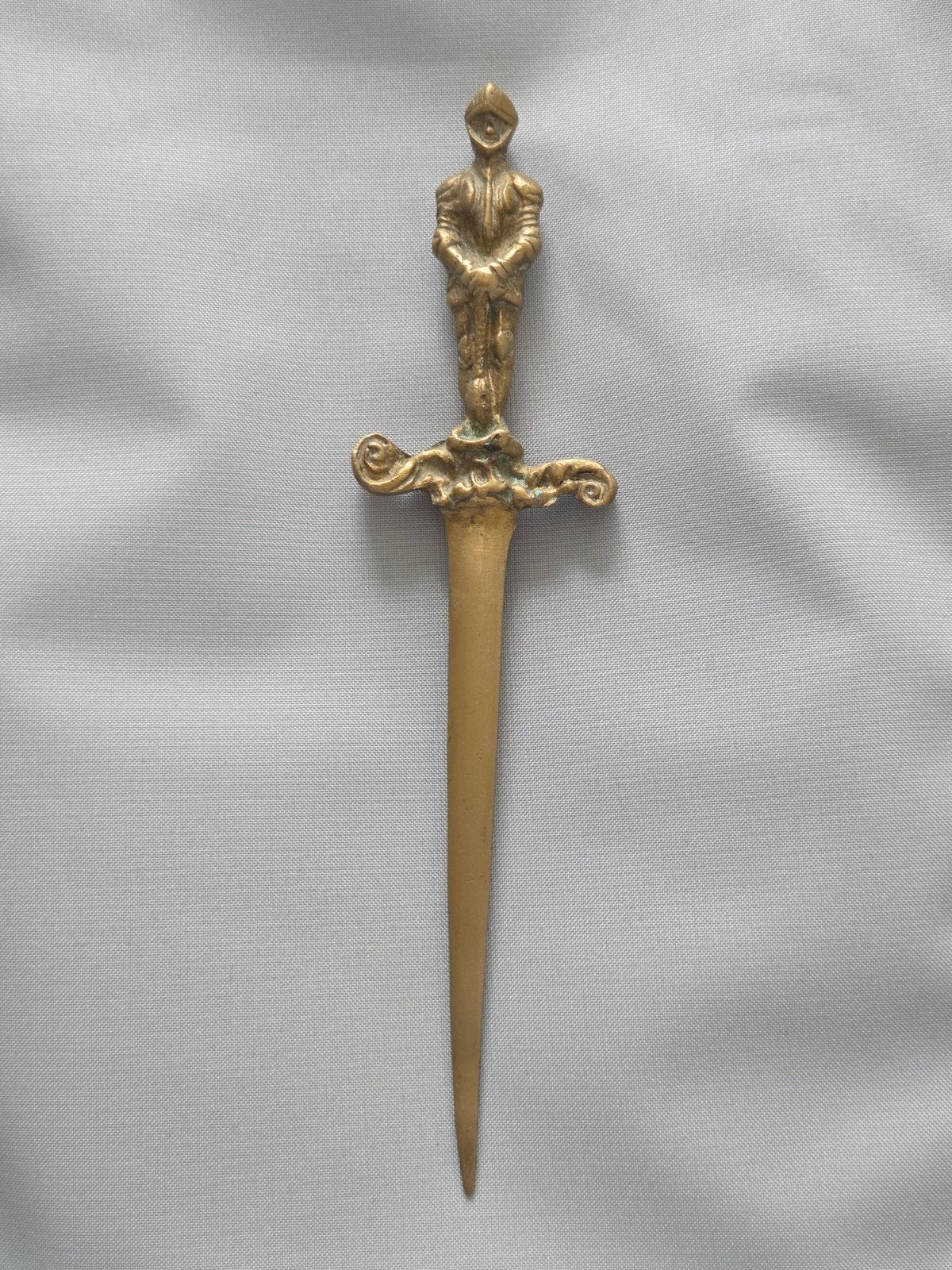 Vintage bronzen briefopener in de vorm van een zwaard, Ophalen