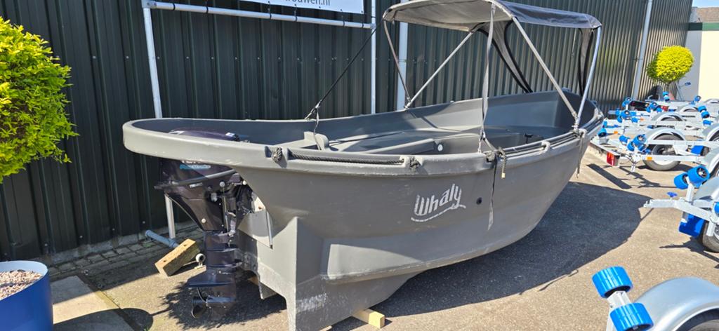 Whaly 450 classic met 9.8 pk Tohatsu, Watersport en Boten, Sloepen, Overige merken, Kunststof, Biminitop, Ophalen of Verzenden