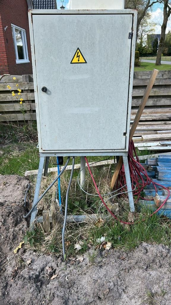 Tekoop bouwmeterkast en waterput, Doe-het-zelf en Verbouw, Elektra en Kabels, Ophalen, Gebruikt, Overige typen