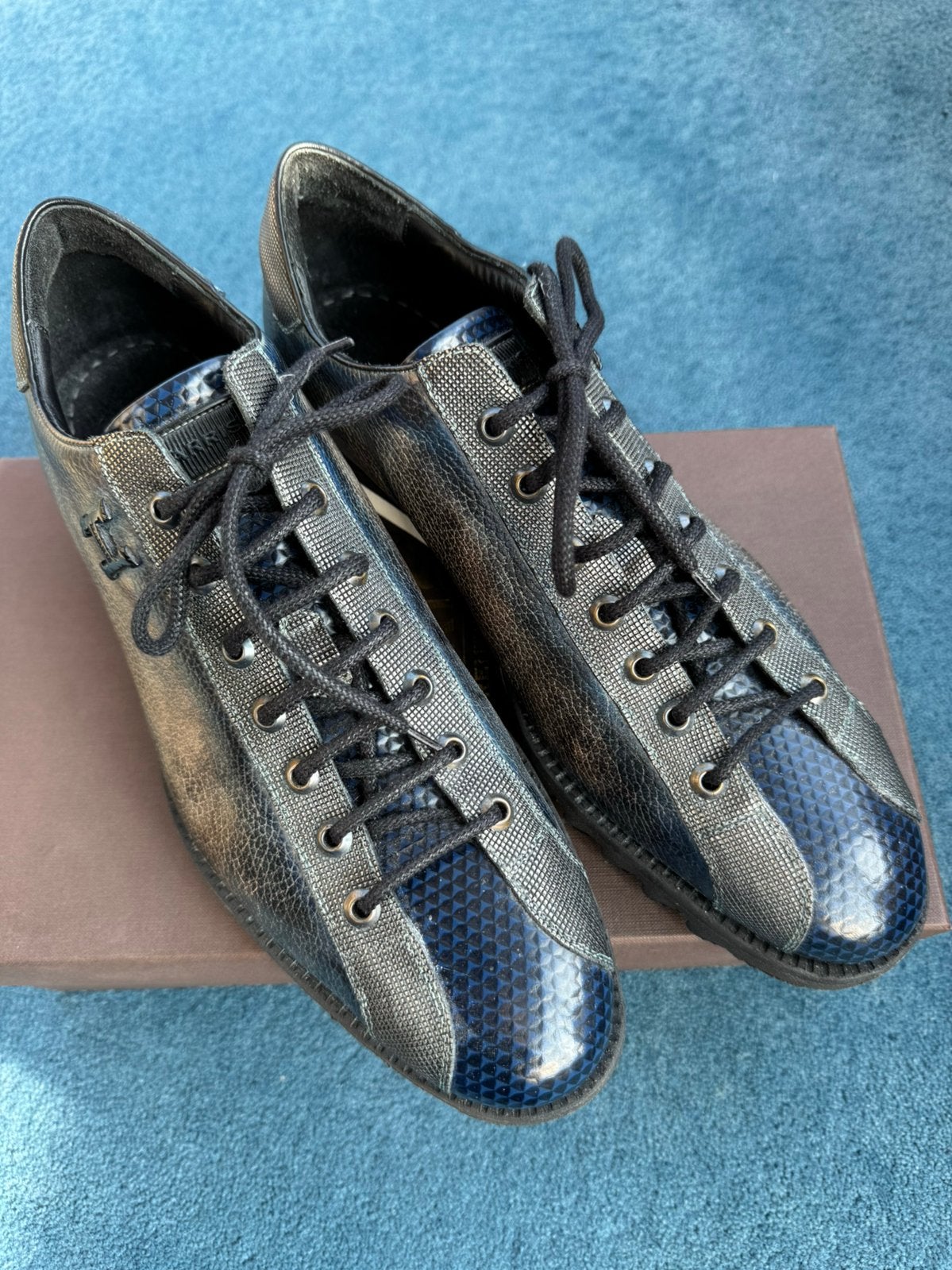 NIEUW Harris Sneakers UK10 Blauw, Nieuw, Sneakers of Gympen, Verzenden, Blauw