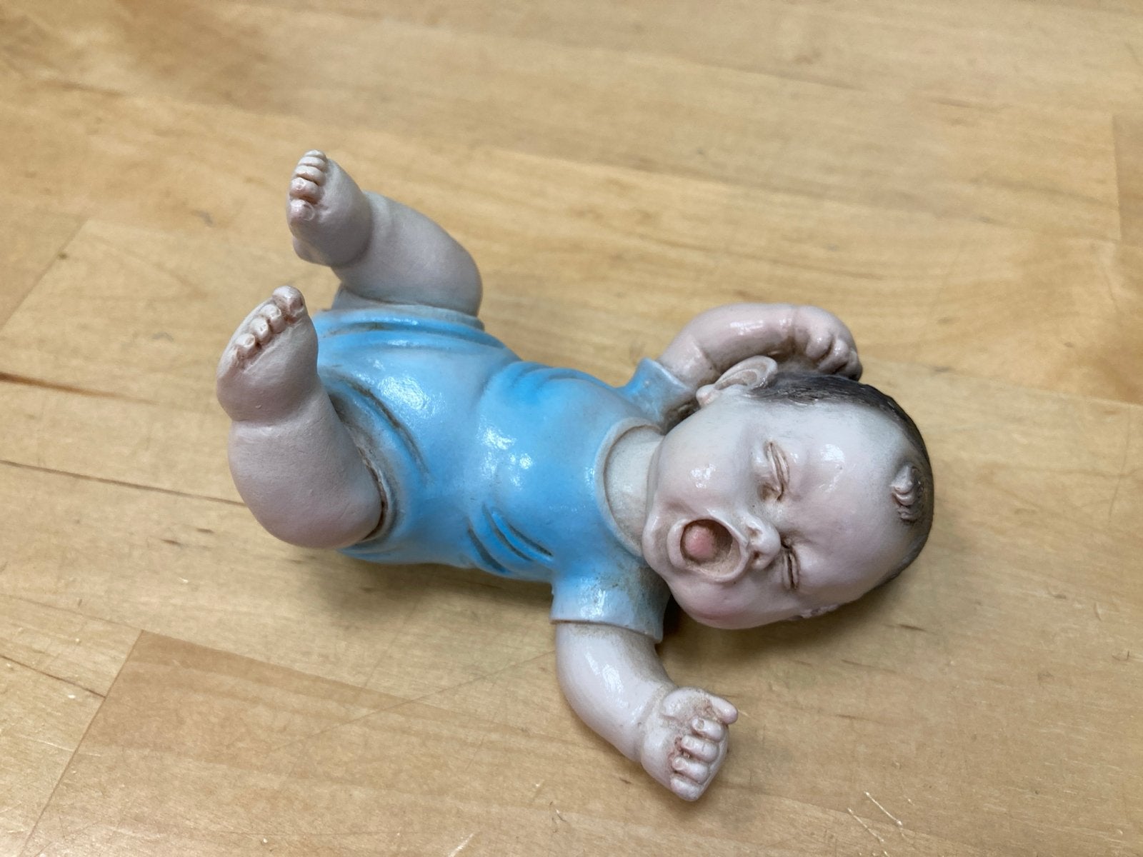 A.Lucchesi baby beeldje, Ophalen of Verzenden, Gebruikt, Babypop
