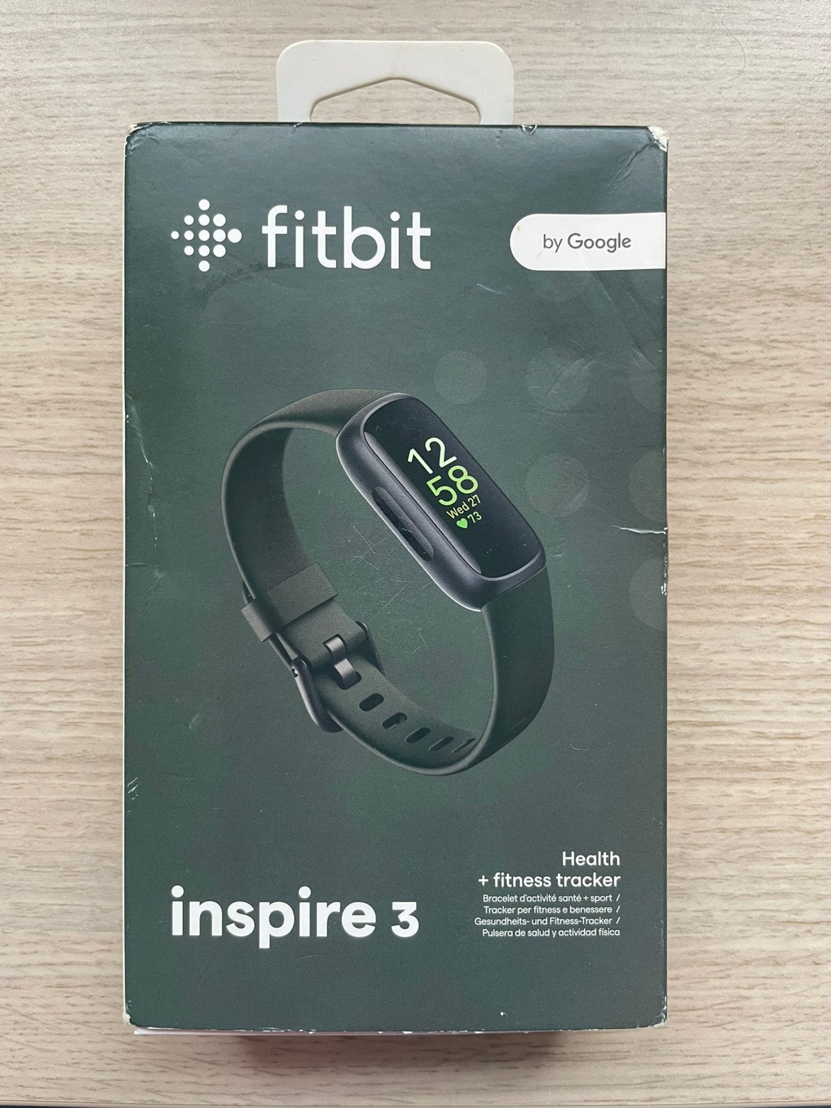 Fitbit inspire 3 met extra bandje, Gebruikt, Zwart, Ophalen of Verzenden, Waterdicht