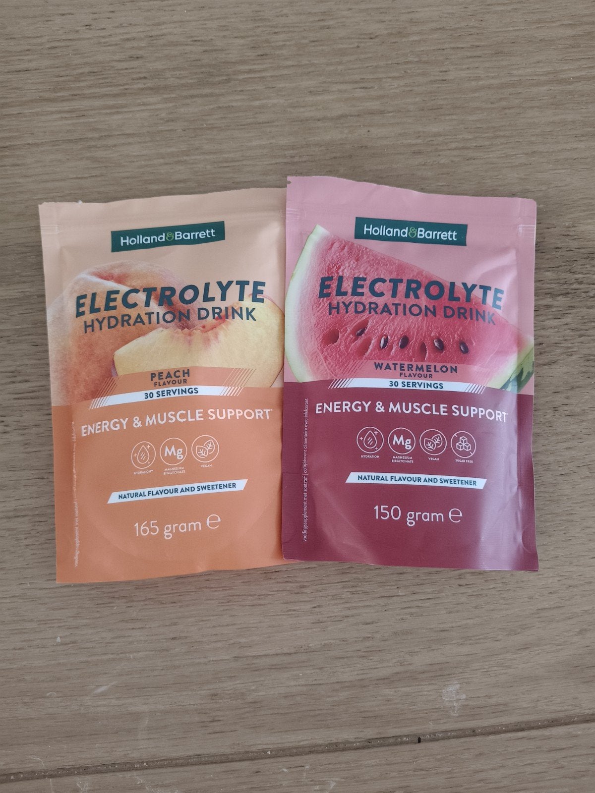Holland & Barrett Elektrolyten Drank Perzik & Watermeloen, Ophalen, Zo goed als nieuw, Poeder of Drank
