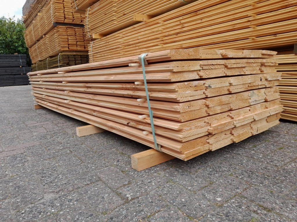 Douglas sponningplanken 18x195. Mooie kwaliteit! (*), Tuin en Terras, Palen, Balken en Planken, Ophalen of Verzenden, Nieuw
