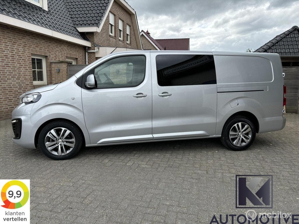 Peugeot Expert 2.0 BlueHDI 120pk Dubbel Cabine L3|2xSchuifde, Auto's, Bestelauto's, 1734 kg, Euro 6, 4 cilinders, Bluetooth