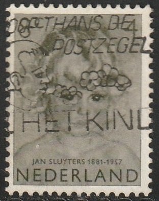 Nederland 1957 704 Kind 8c, Gest, Ophalen of Verzenden, Na 1940, Gestempeld