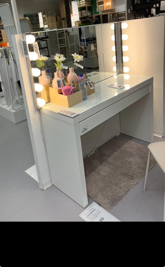 2* IKEA LEDSJÖ LED wandlampen in roestvrij staal., Ophalen of Verzenden, Zo goed als nieuw