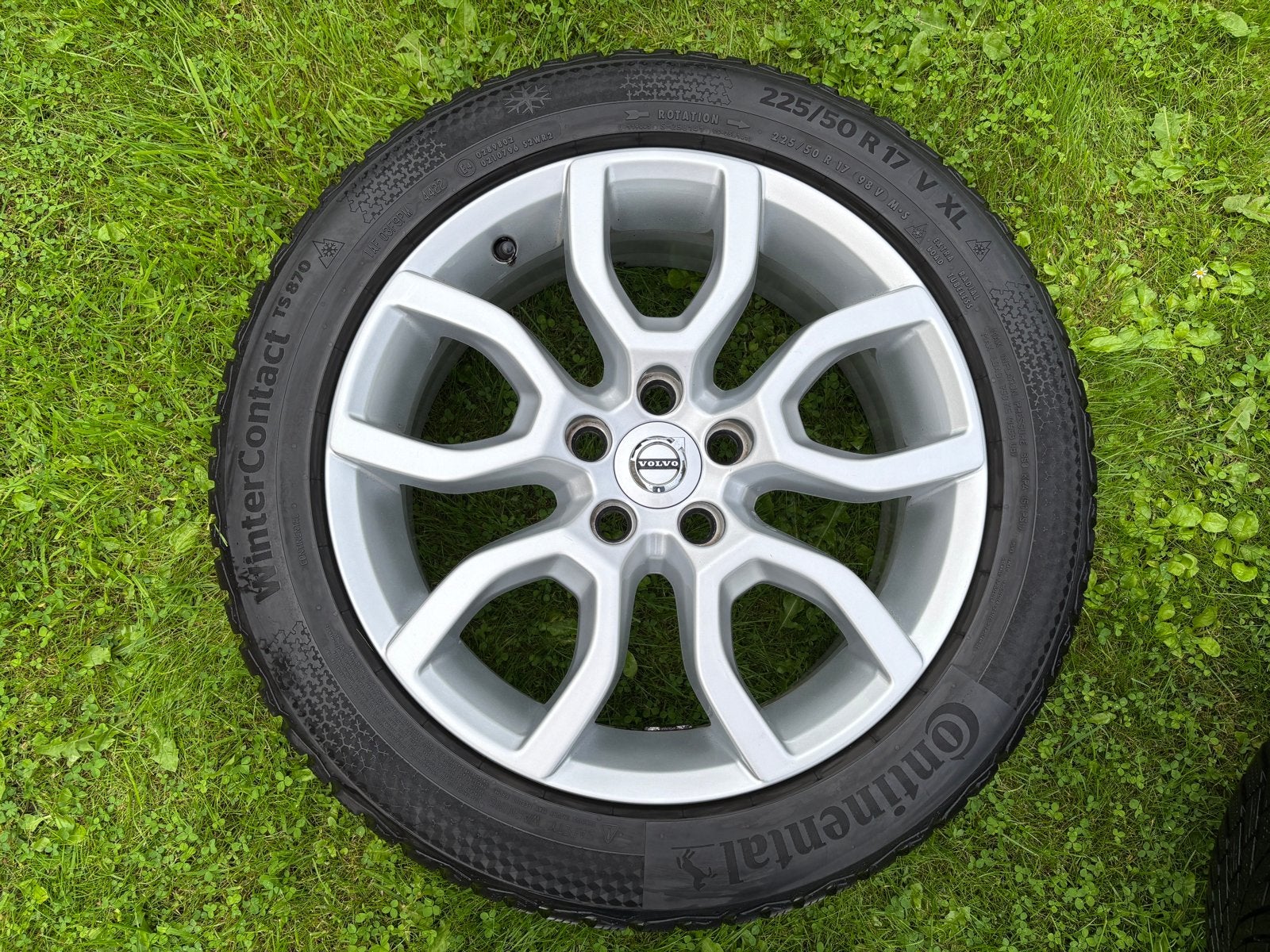 Winterwielenset Volvo V40 Cross Country 17 inch, Ophalen, Gebruikt, Banden en Velgen, 17 inch